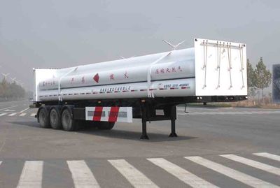 Baohuan  HDS9401GRQ Flammable gas tank transport semi-trailer