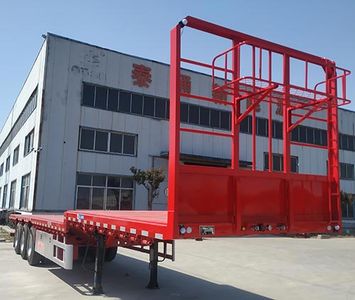 Hongya  GNT9400TPBE Flat transport semi-trailer