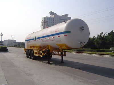 Jiuyuan  KP9408GDY Low temperature liquid transport semi-trailer