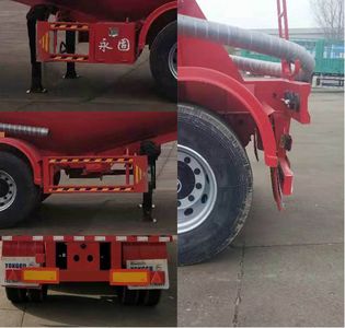 Guangke brand automobiles YGK9405GFLA Medium density powder material transportation semi-trailer