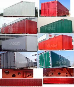 Huaxing Jiangshan brand automobiles SMW9401XXYZZX Box transport semi-trailer