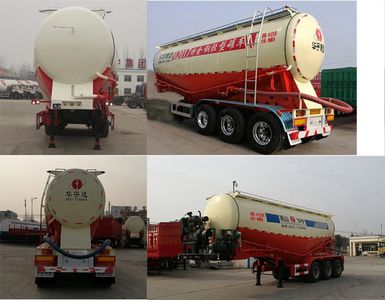 Huayuda  LHY9401GFLD Medium density powder material transportation semi-trailer