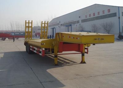 Linzhou  YDZ9350TDP Low flatbed semi-trailer