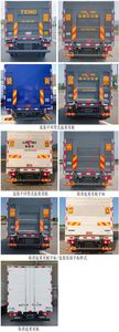 Remote license plate car JGL5048XXYSHEVGMP2 Methanol plug-in extended range hybrid power box transport vehicle