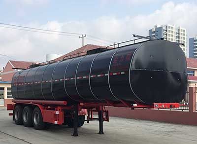 Huachang brand automobiles QDJ9404GRH Lubricating oil tank transport semi-trailer