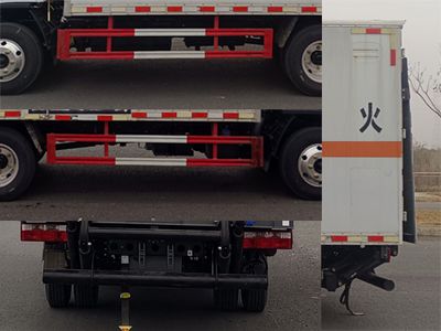 Xiangxinding brand automobiles XDV5041XRQEQ6 Flammable gas box transport vehicle