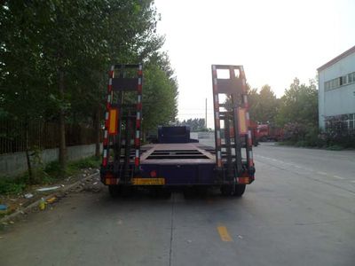 Zhongle  HJY9401TDPXZ Low flatbed semi-trailer