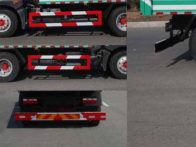 Ningqi brand automobiles HLN5160ZDJE5 Compressed docking garbage truck