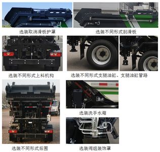 Yutong  YTZ5040ZZZK0D6 Hydraulic Lifter Garbage truck 