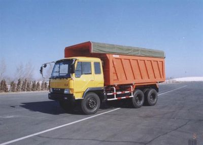 Jiefang Automobile CA3258P1K2T1 6 × 4 flat head diesel dump truck