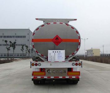 Chusheng  CSC9350GYYL Aluminum alloy oil transport semi-trailer