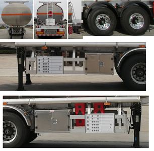 Chusheng  CSC9350GYYL Aluminum alloy oil transport semi-trailer