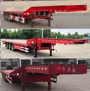 Qiyong  JYW9400TDP Low flatbed semi-trailer