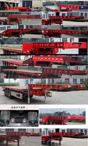 Qiyong  JYW9400TDP Low flatbed semi-trailer