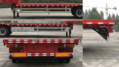 Qiyong  JYW9400TDP Low flatbed semi-trailer