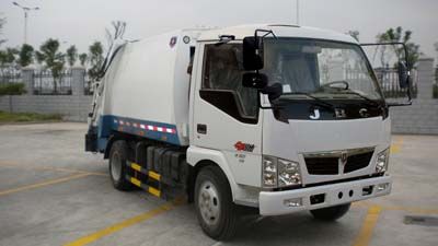 Jinbei  SY5083ZYSDAP Compressed garbage truck