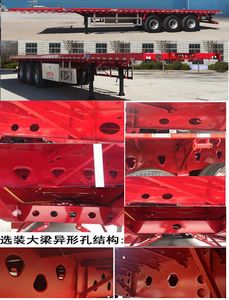 Hongya  GNT9400TPB Flat transport semi-trailer