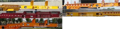 Fucai  YJX9401TWY Transport semi-trailer of dangerous goods tank frame