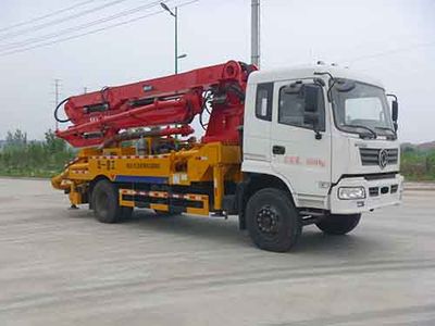 Huatong brand automobilesHCQ5196THBEQConcrete pump truck