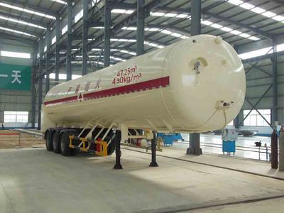 Hongqi  JHK9400GDY Low temperature liquid transport semi-trailer