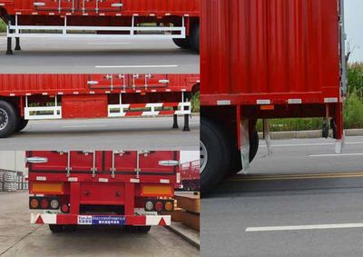 Tianjun Dejin brand automobiles TJV9351XXYH Box transport semi-trailer