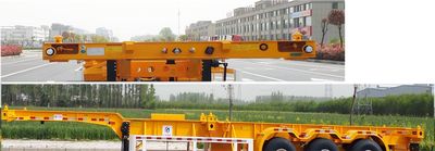 Guangda Hongyuan brand automobiles GHY9406TJZ Container transport semi-trailer