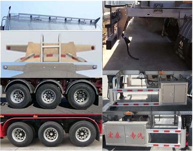 Zhengkang Hongtai brand automobiles HHT9406GYYA Aluminum alloy oil transport semi-trailer