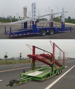 Huajun  ZCZ9160TCLHJG Central axle vehicle transport trailer