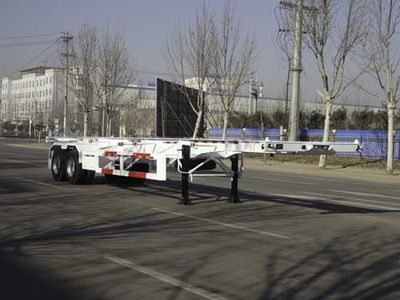 Baohuan  HDS9350TGY High pressure gas long tube skeleton semi-trailer