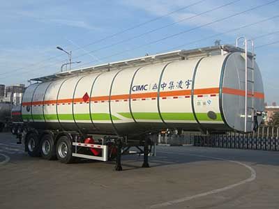 Lingyu  CLY9401GLY Asphalt transport semi-trailer