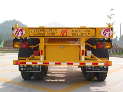 Mingwei  NHG9349TJZG Container transport semi-trailer