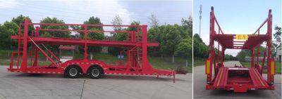 Jianghuai brand automobiles HFC9150TCLZ Central axle vehicle transport trailer