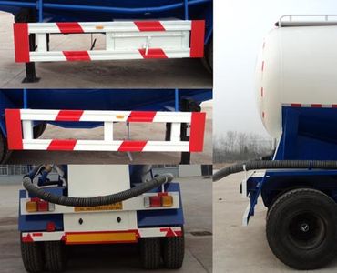 Zhongliang Baohua brand automobiles YDA9400GXH Lower ash semi-trailer