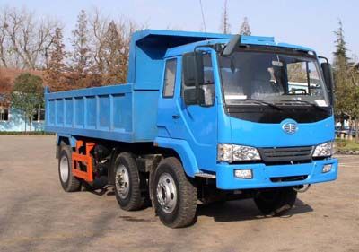 Jiefang Automobile CA3208PK2T3A80 Flat head diesel dump truck