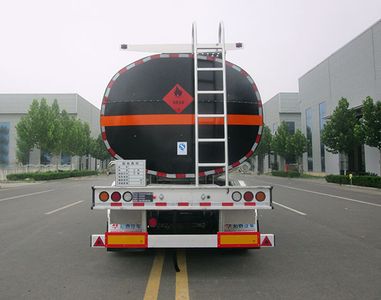 Zhengkang Hongtai brand automobiles HHT9404GRYE Aluminum alloy flammable liquid tank transport semi-trailer