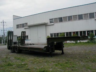 Huarui  HR9290TDP Low flatbed semi-trailer