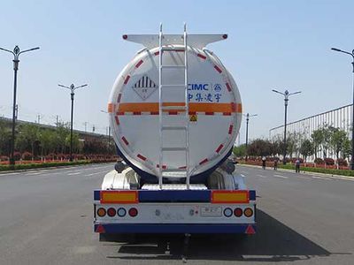 Lingyu  CLY9401GZW35 Tank transport semi-trailer for miscellaneous hazardous materials