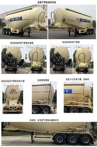 Xingma  AH9401GFL3 Medium density powder material transportation semi-trailer