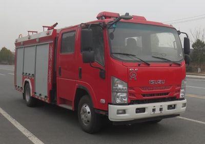 Jiangte brand automobiles JDF5080GXFPM25Q6 Foam fire truck