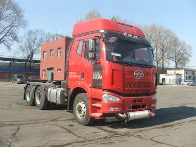 Jiefang Automobile CA4250P66K24T1A1HE4X Semi trailer tractor for dangerous goods transportation