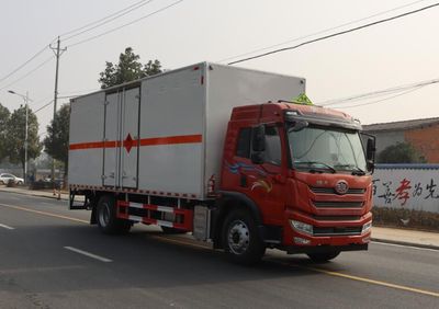 Zhongqi Liwei brand automobiles HLW5180XRQCA6 Flammable gas box transport vehicle