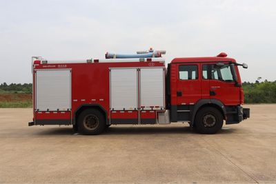 Chuanxiao brand automobiles SXF5172GXFAP50 Compressed air foam fire truck