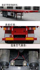 Lu Junda  XCD9400TPB Flat transport semi-trailer