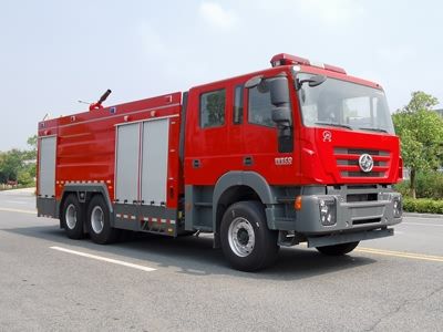 Jiangte brand automobilesJDF5280GXFPM130C5Foam fire truck