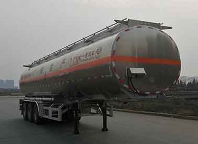 Zhuanzhi  YZZ9400GRYLEB Aluminum alloy flammable liquid tank transport semi-trailer