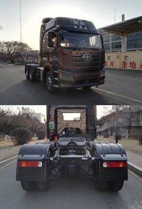 Jiefang Automobile CA4250P66K24T1A1E4 Flat head diesel semi-trailer tractor