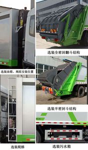 Panke  AXH5180ZYSDFLN Compressed garbage truck