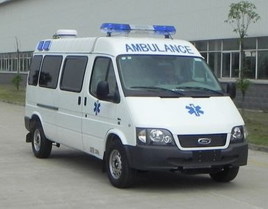 Jiangling Quanshun brand automobiles JX5034XJHZC ambulance