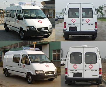 Jiangling Quanshun brand automobiles JX5034XJHZC ambulance