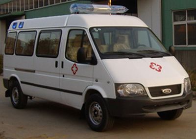 Jiangling Quanshun brand automobiles JX5034XJHZC ambulance